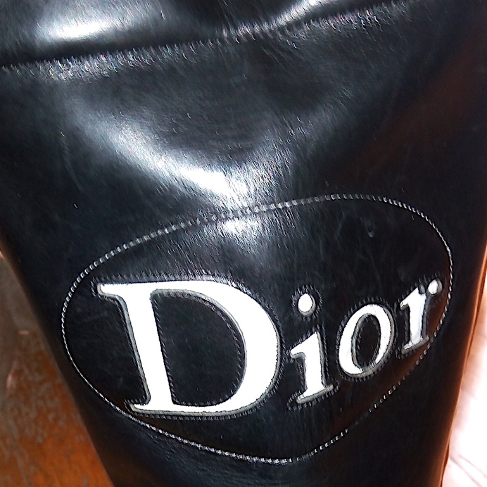 Rarely Worn Leather "Christian Dior Boots: - Picture 4 of 5